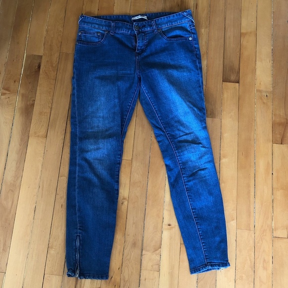 Free People Ankle Zip Skinny Jeans - Picture 2 of 6